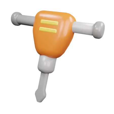 Martillo neumático  3D Icon
