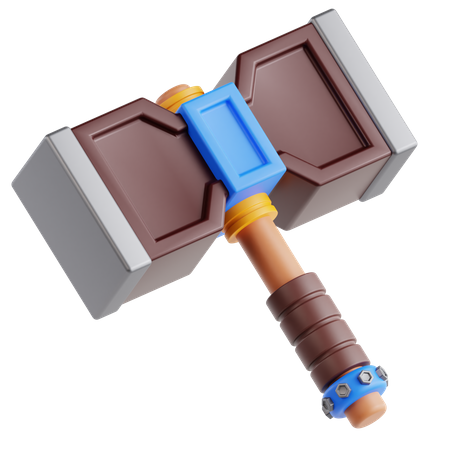 Martillo vikingo  3D Icon