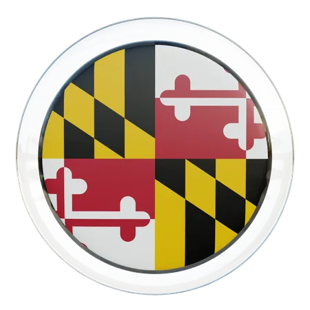 Maryland-Flagge  3D Flag