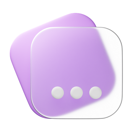 Más  3D Icon