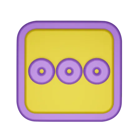 Más  3D Icon