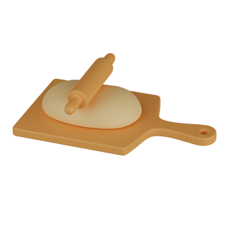 Enrollar masa  3D Icon