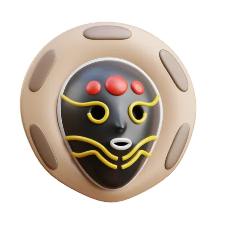 Máscara amazônica  3D Icon