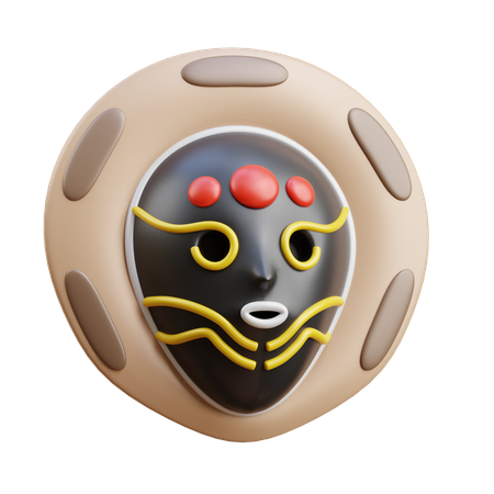 Máscara amazona 3D Icon