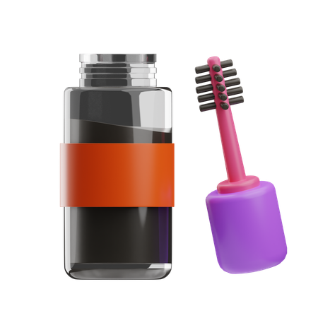 Brosse à mascara  3D Icon