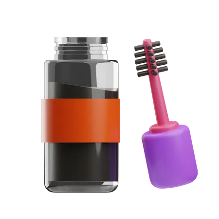 Brosse à mascara  3D Icon