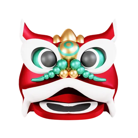 Máscara china  3D Icon