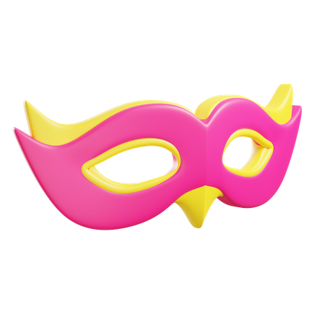 Máscara de circo  3D Icon