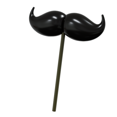 Máscara de bigode  3D Icon