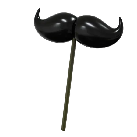 Máscara de bigode  3D Illustration