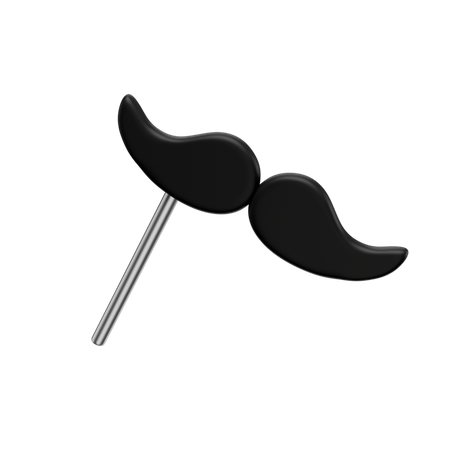 Máscara de bigote  3D Icon