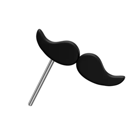 Máscara de bigote  3D Icon