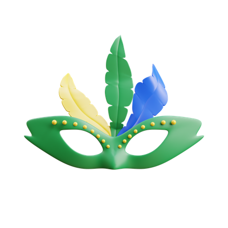 Máscara de brasil  3D Icon