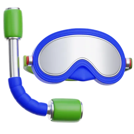 Máscara de buceo  3D Icon