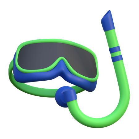 Máscara de buceo  3D Icon