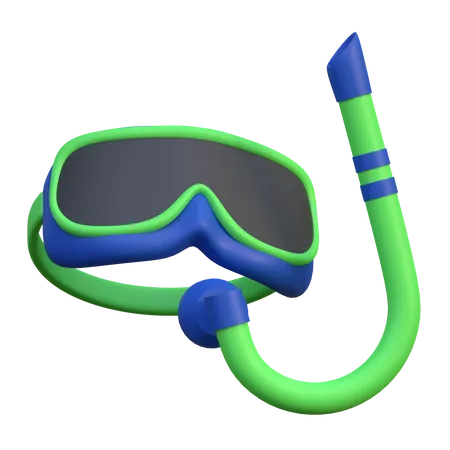 Máscara de buceo  3D Icon