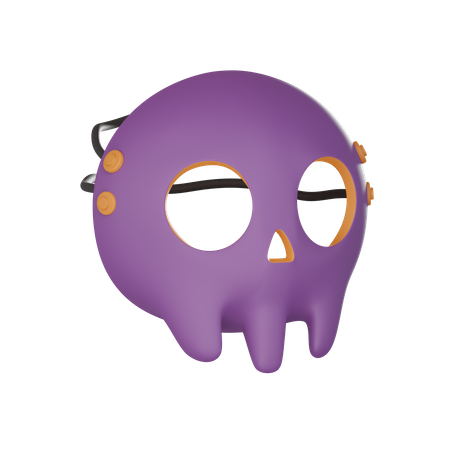Máscara de calavera  3D Icon