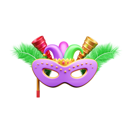 Máscara de carnaval  3D Icon