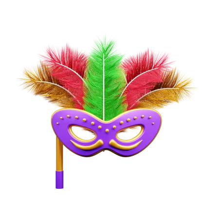 Máscara de carnaval  3D Icon