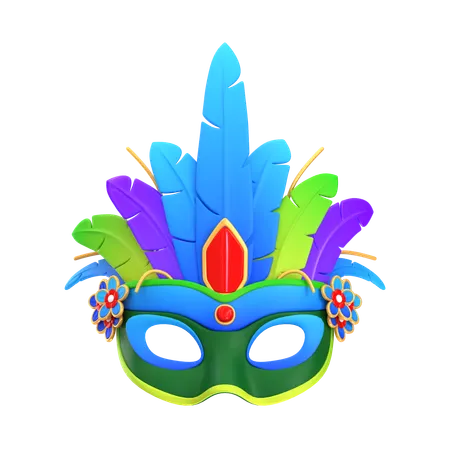 Máscara de carnaval  3D Icon