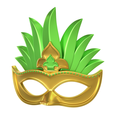 Máscara de carnaval  3D Icon