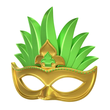 Máscara de carnaval  3D Icon