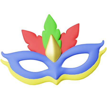 Mascara de carnaval  3D Icon