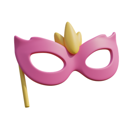 Máscara de carnaval  3D Illustration