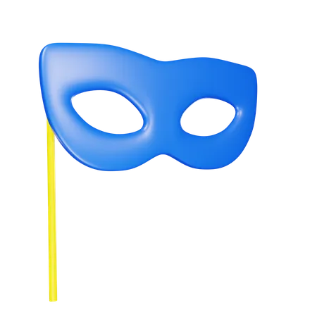 A Ilustracao 3 D Da Mascara De Carnaval Contem PNG BLEND E OBJ 3D Icon