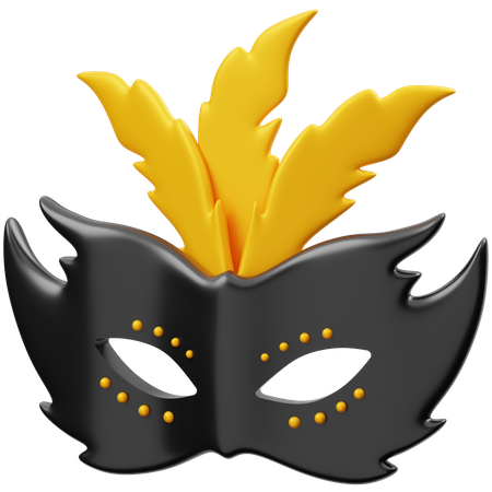 Mascara de carnaval  3D Icon