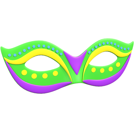 Mascara de carnaval  3D Icon