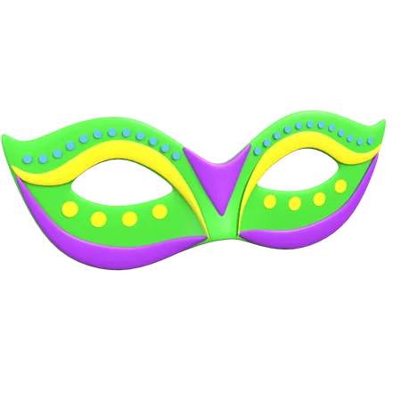 Máscara de carnaval  3D Icon