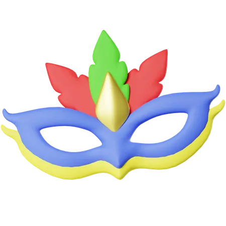 Máscara de carnaval  3D Icon