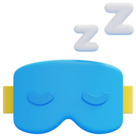 Máscara de dormir  3D Icon