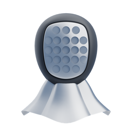 Máscara de esgrima  3D Icon