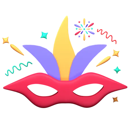 Máscara de festa  3D Icon