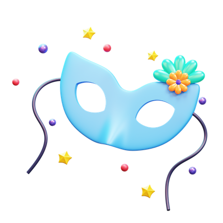 Máscara de fiesta  3D Icon
