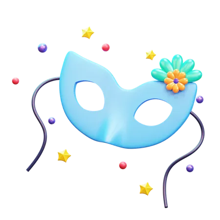 Máscara de fiesta  3D Icon