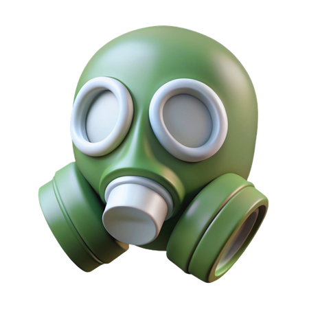 Máscara de gás  3D Icon