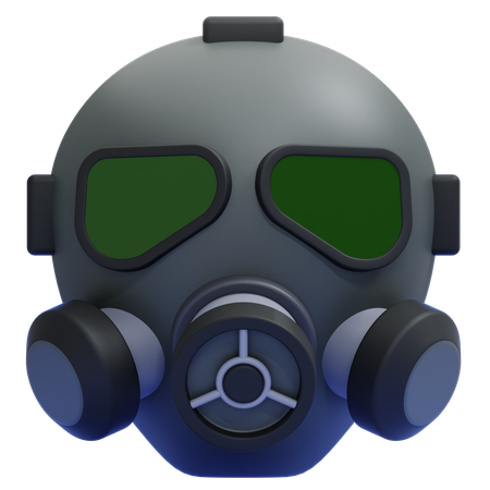 Máscara de gás  3D Icon