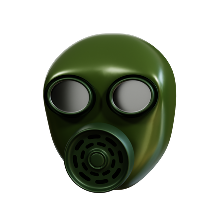 Máscara de gás  3D Icon