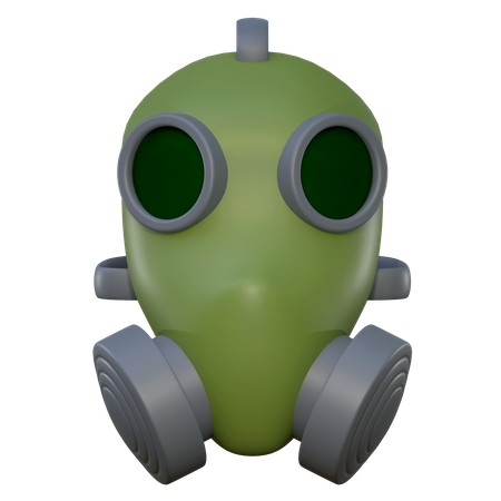 Máscara de gás  3D Icon