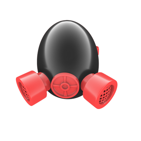Máscara de gás  3D Icon