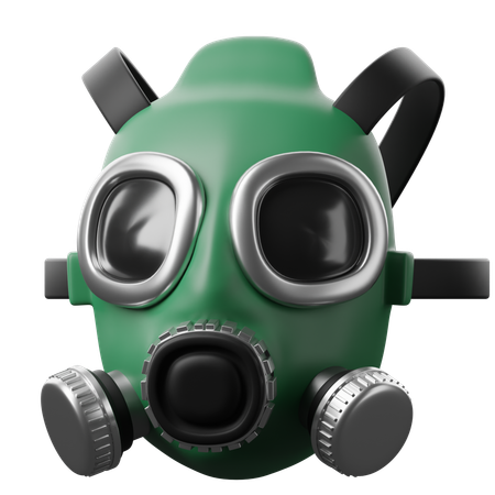 Máscara de gás  3D Icon