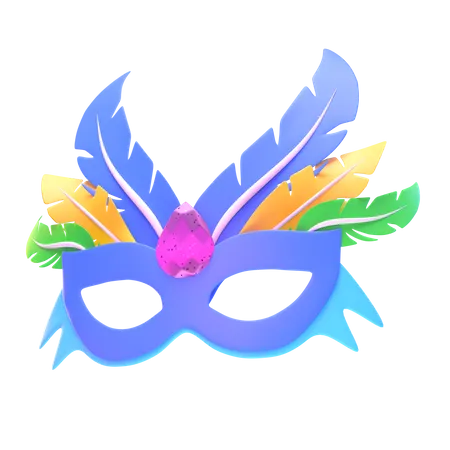 Máscara de mascarada  3D Icon