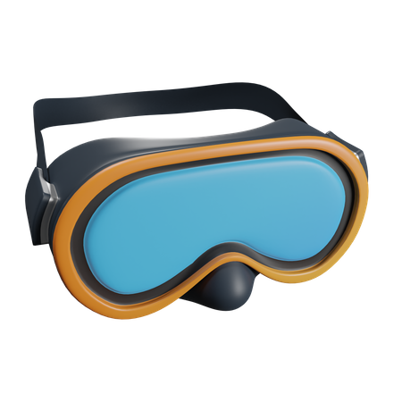 Máscara de mergulho  3D Icon