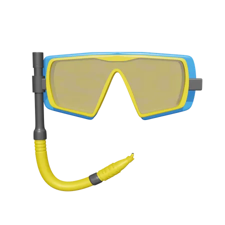 Máscara de mergulho  3D Icon