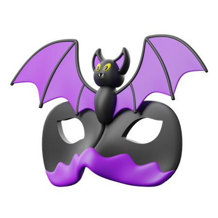 Máscara de morcego  3D Icon