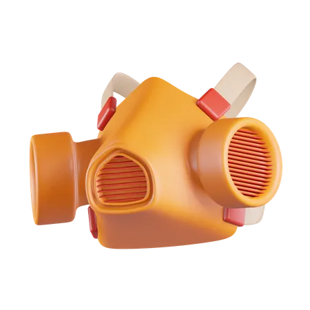 Máscara de radiação de segurança  3D Icon