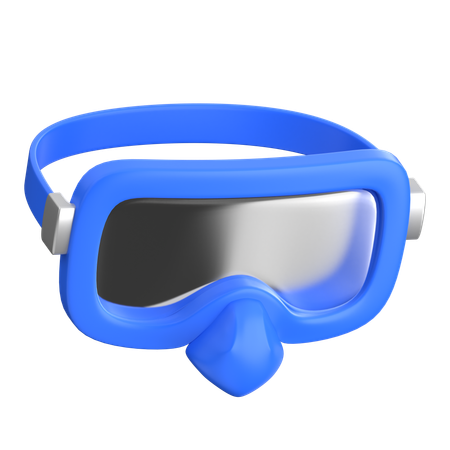 Máscara de snorkel  3D Icon